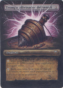 Mtg Altered Senseis Divining Top Brainstorm Art