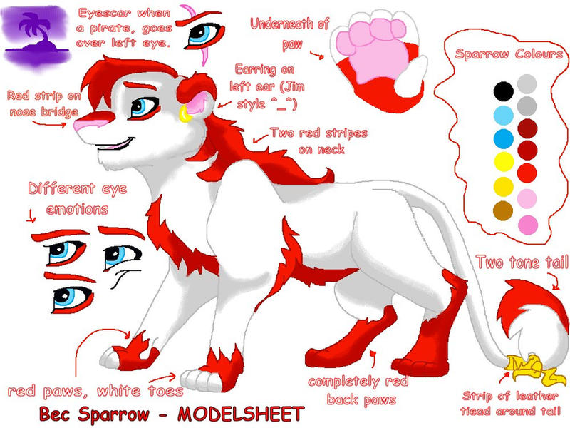 Bec Modelsheet by BecSparrow on DeviantArt
