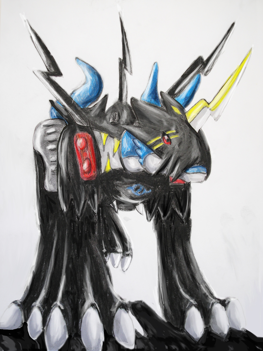 Fanartweek entry one Raidramon