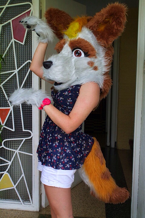 Guess who got her fursuit