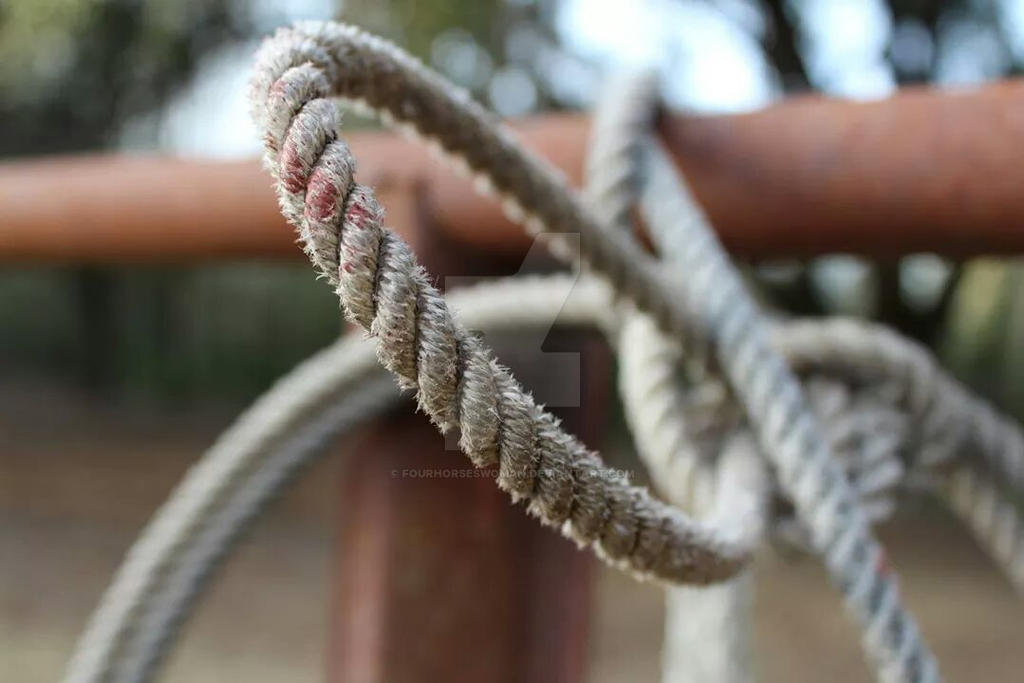 Paint Stained Rope by fourhorseswoman on DeviantArt