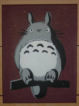 Totoro stencil 2 - for sale
