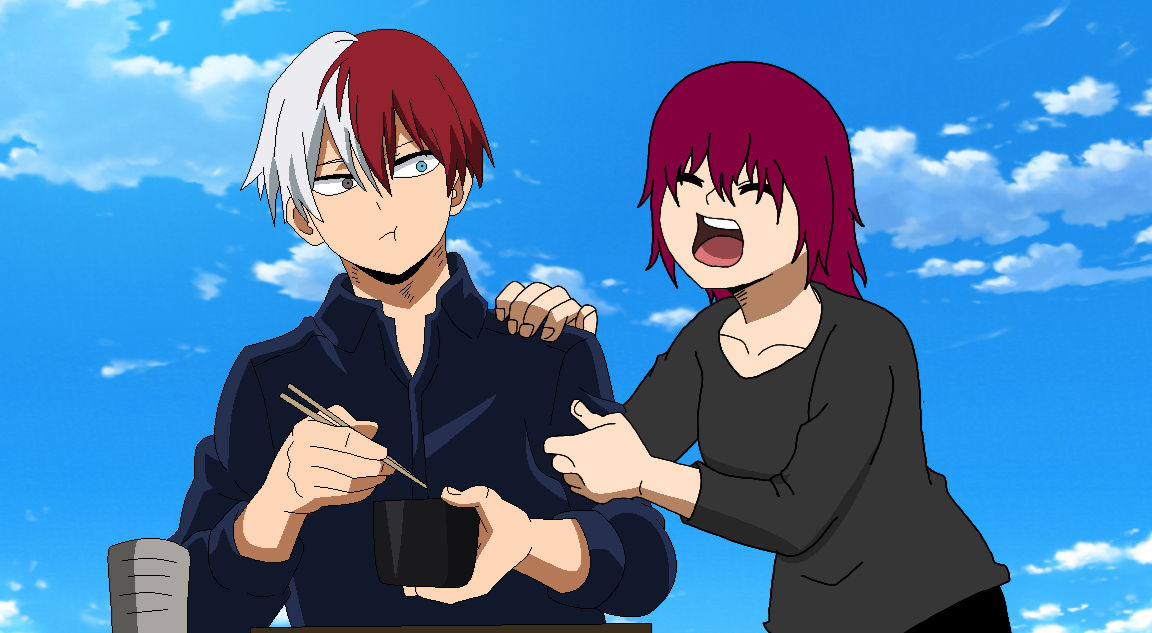 MHA: Shoto and Azar by BatBrat93 on DeviantArt