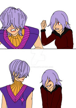 Mystery and Kira (hair recolor)