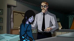Nikki and Commissioner Gordon (The Batman 2004)