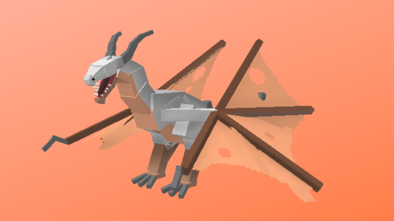 Dragon Player Model for Minecraft (Low Detail)