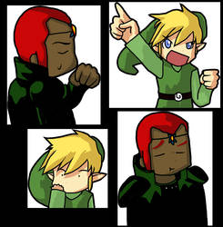 Chibis - Ganon and Link