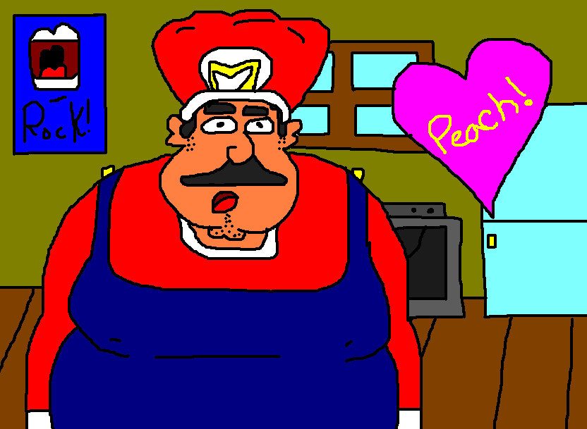 Lonely Mario....And fat..