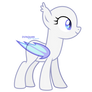 Mlp Base #1 - Bat Pony Version
