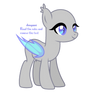 Mlp Base #3 - Bat Pony Version