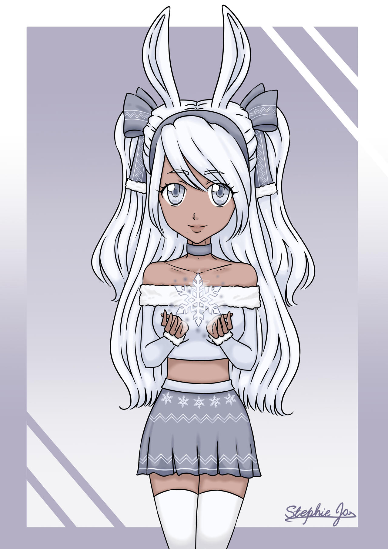 Snow Bunny by Stephie-Jo on DeviantArt
