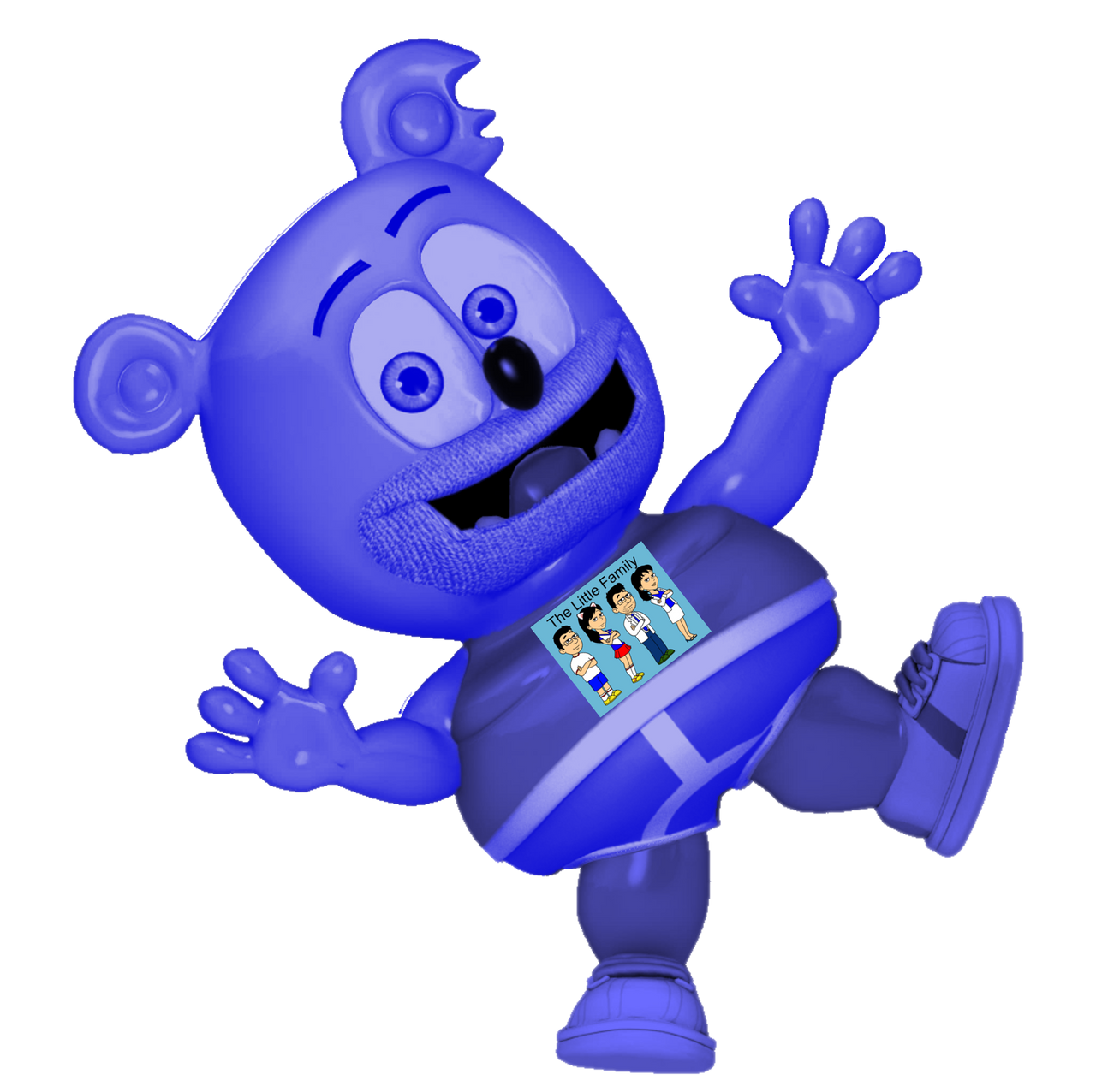 The Little Family Blue Gummy Bear by BlackTankNetwork on DeviantArt