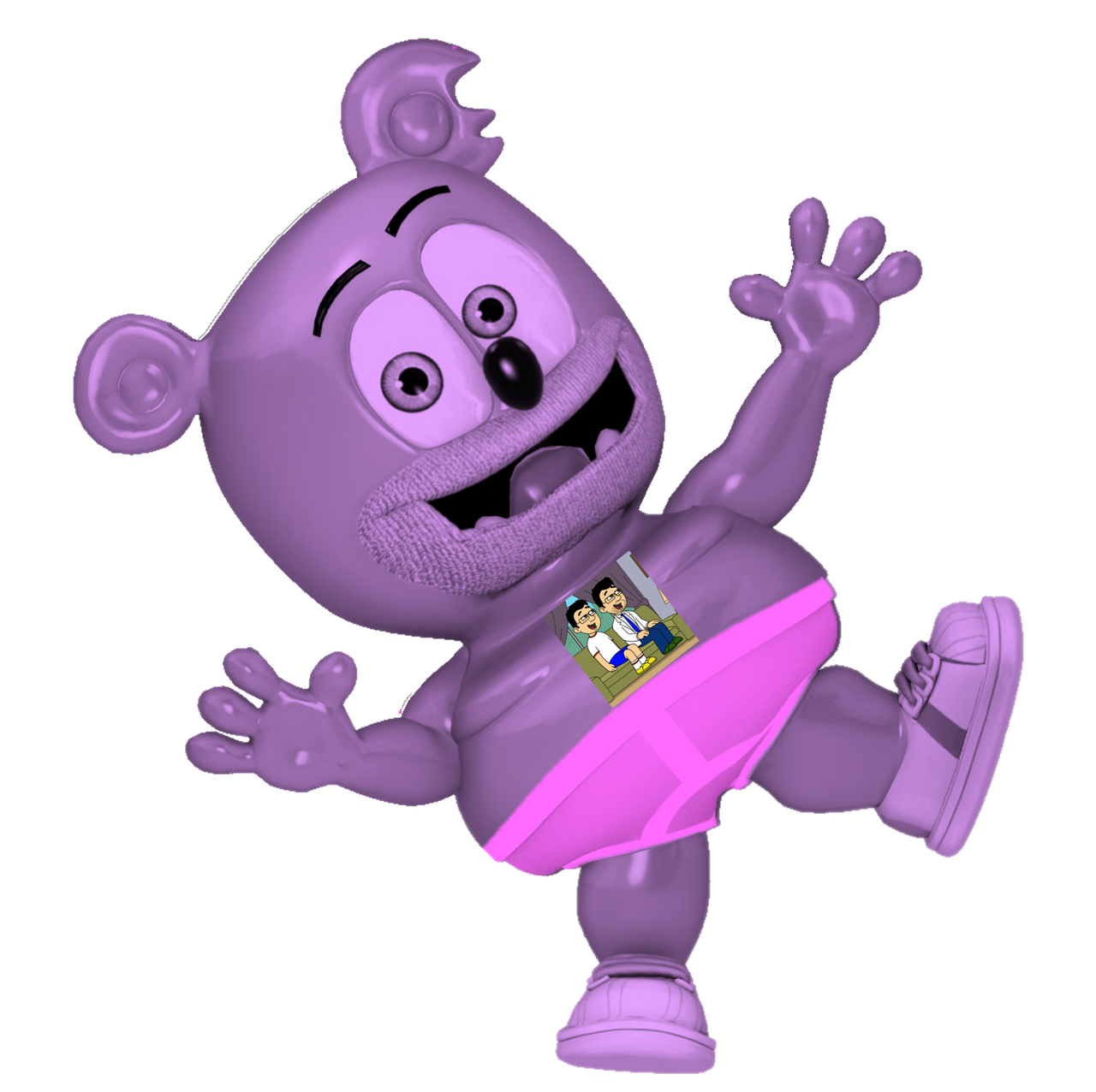 Little Guy And His Daddy Gummy Bear By BlackTankNetwork On DeviantArt little-guy-and-his-daddy-gummy-bear-by-blacktanknetwork-on-deviantart