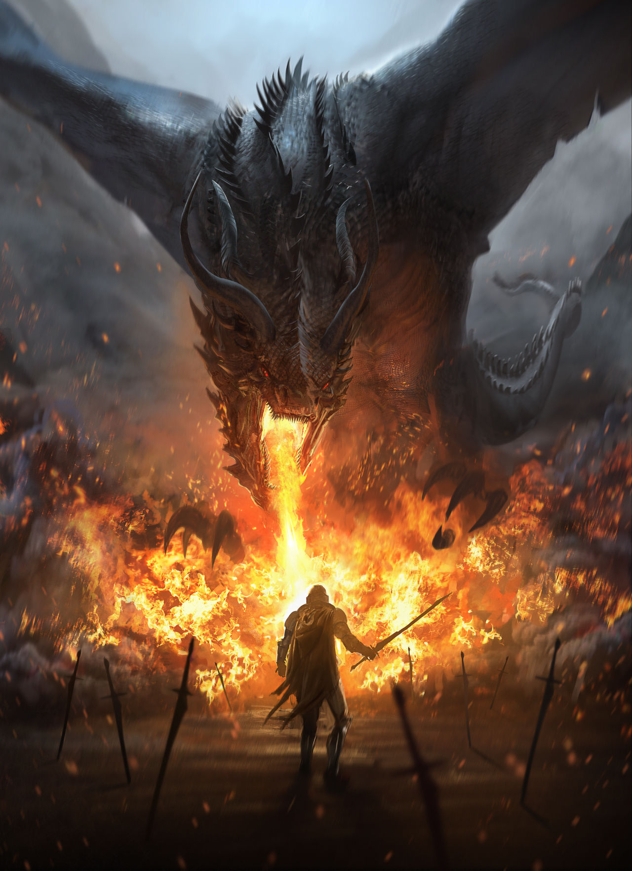Dragon Attack By MaxiimusT On DeviantArt
