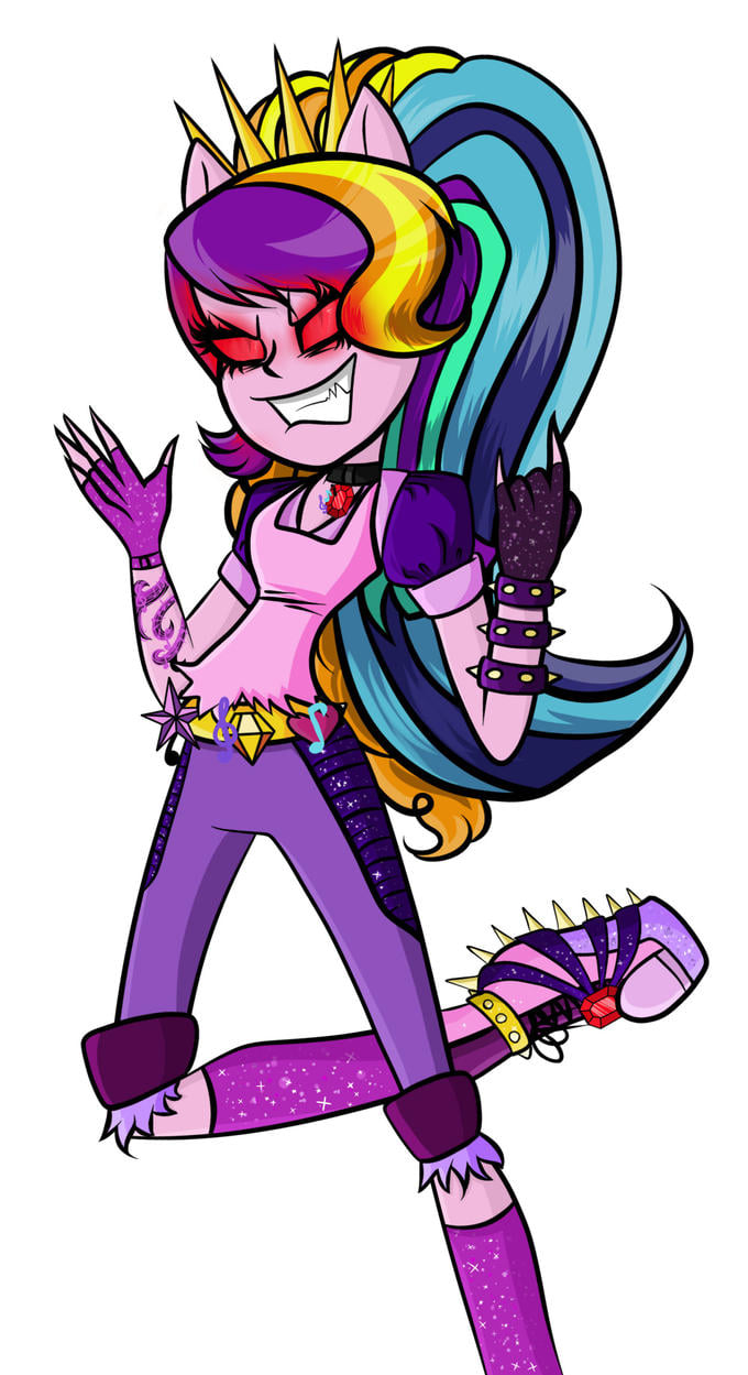 MLP EQG Acciaccato by Purrsephone  Dazzlings