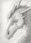 Dragon - Eyes Closed by Kelesaii