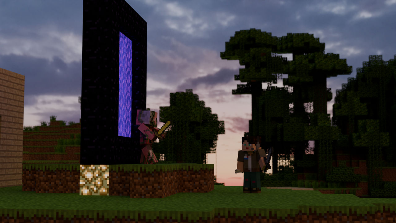 Minecraft render 3 by KRAYT15 on DeviantArt