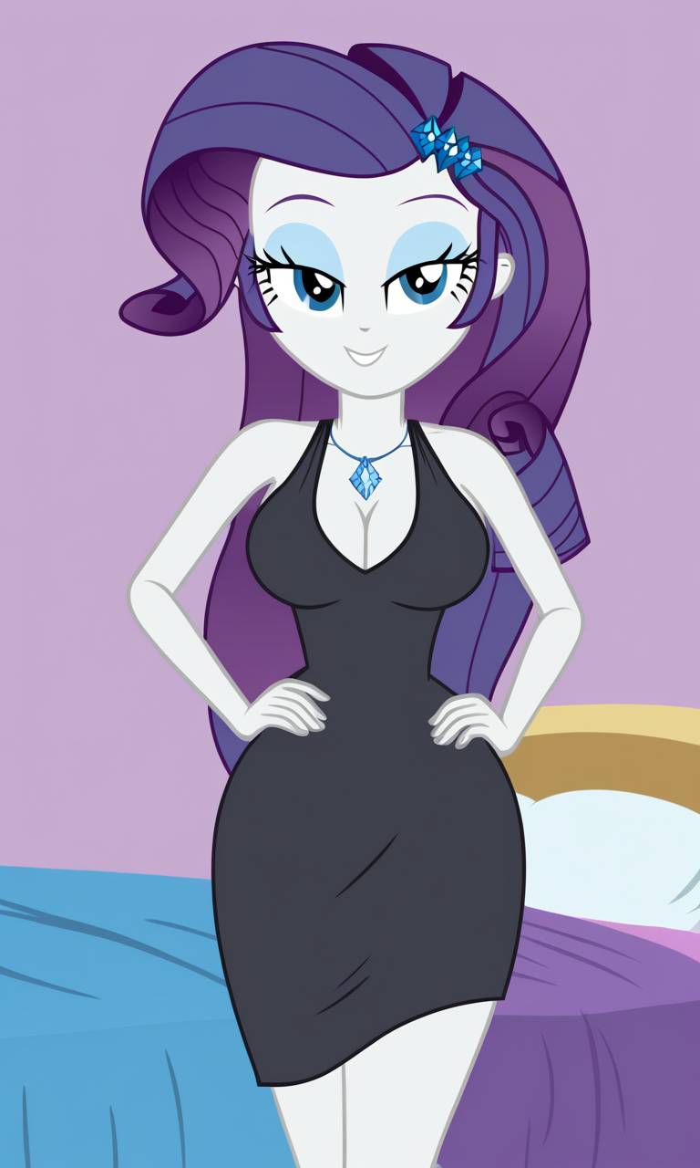 Black Rarity Rarity black dress show off by drako-necrofear on DeviantArt