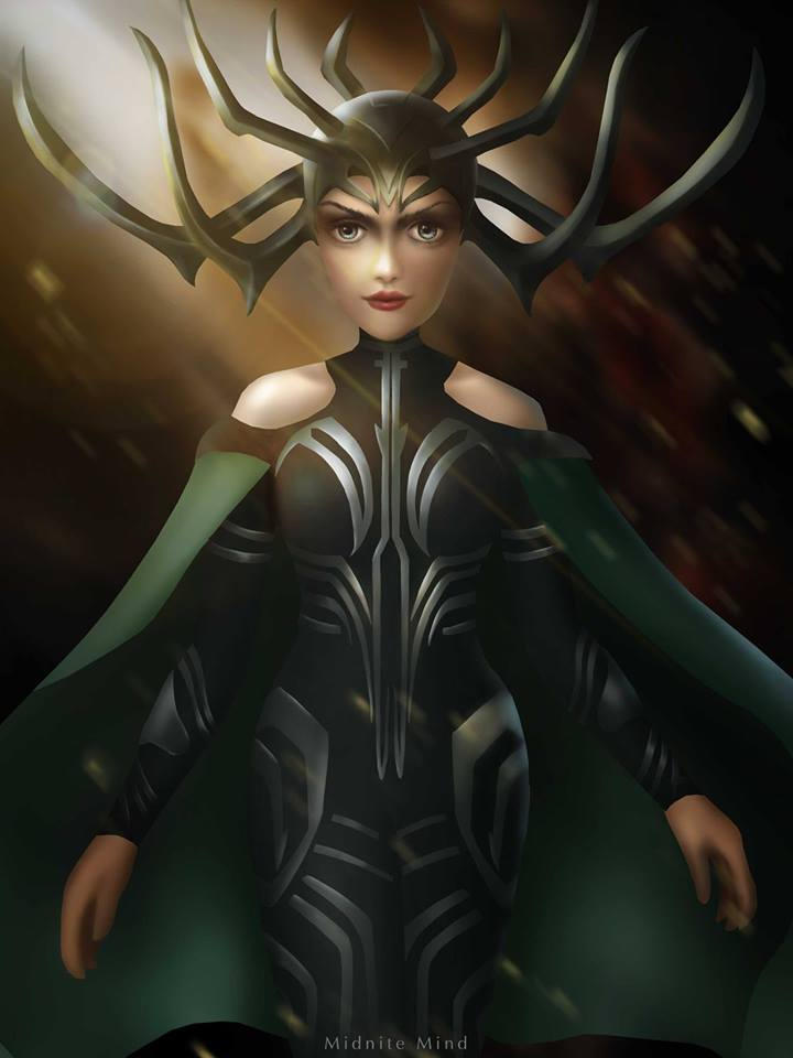 Hela by midnitemind on DeviantArt