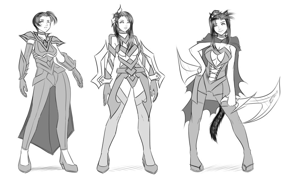 [Sketches] Metaworld Concept Arts