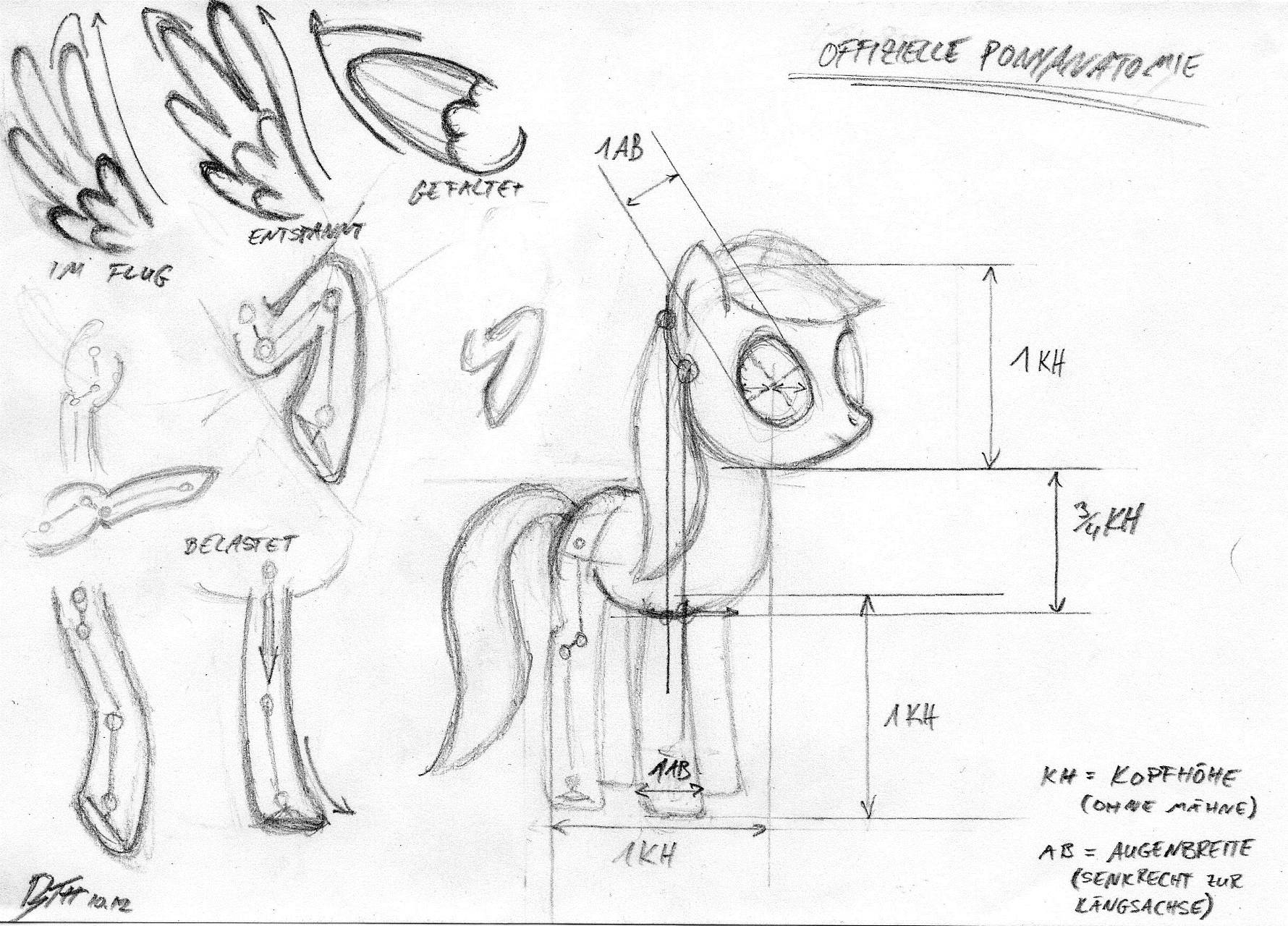 MLP Reference Sheet by DodgeTHS on DeviantArt