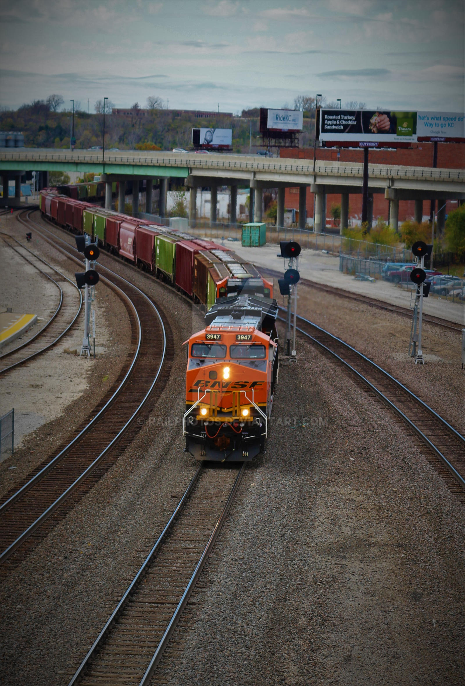 BNSF 3947 east.