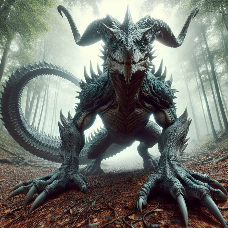 SpiritBeast Forest Drake by gloom111 on DeviantArt