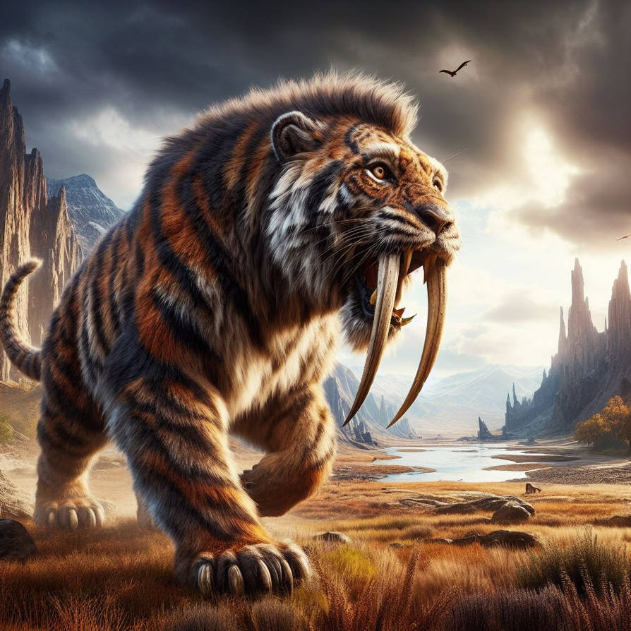 Beast Kin Tiger Spirit Beast Saber Tooth Tiger Beast King by gloom111 on DeviantArt