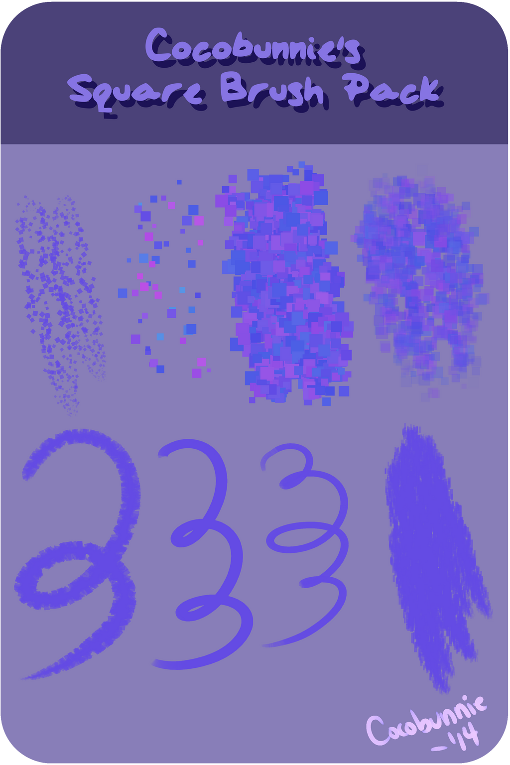 BP: Square Brush Pack by cocobunnie