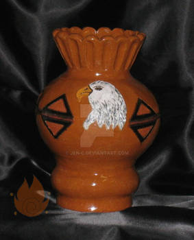 +Miss S-C's Pottery - Eagle+