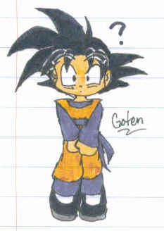 Goten Chibi para colorir (Dragon Ball Z) by PoccnnIndustriesPT on