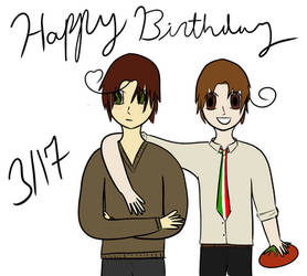 Happy Birthday Italy and Romano!