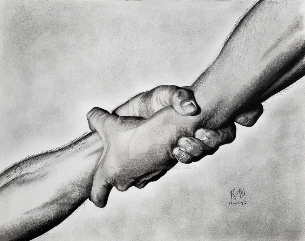Help Hand Helping Hand by magnanimousart11 on DeviantArt
