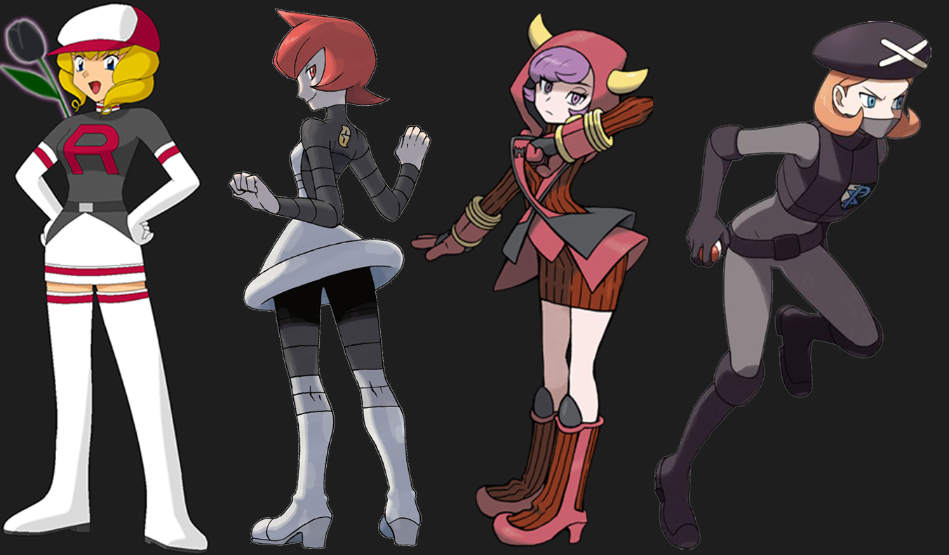 Pokemon Villains R My fave PKMN Villains by BC-LS on DeviantArt