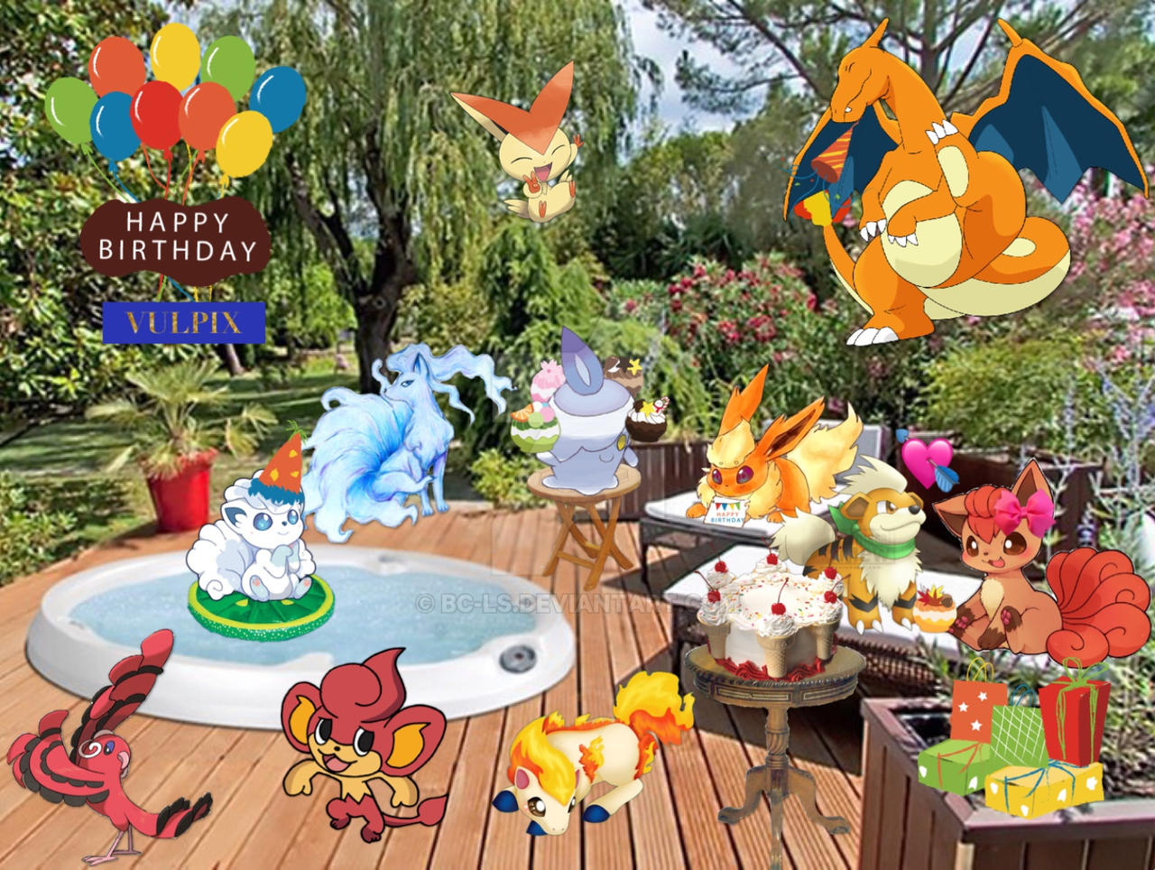 Vulpix Bday Happy Birthday Vulpix! by BC-LS on DeviantArt