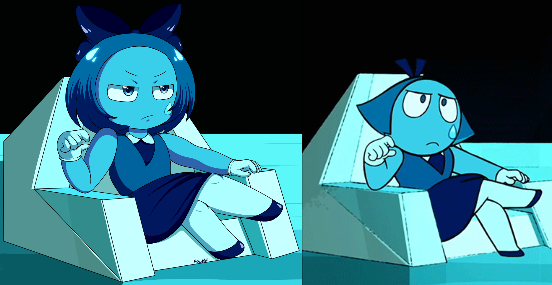 Irritated Aquamarine