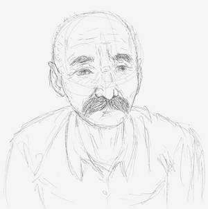 Old man sketch