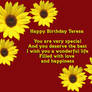 Happy Birtday Teresa