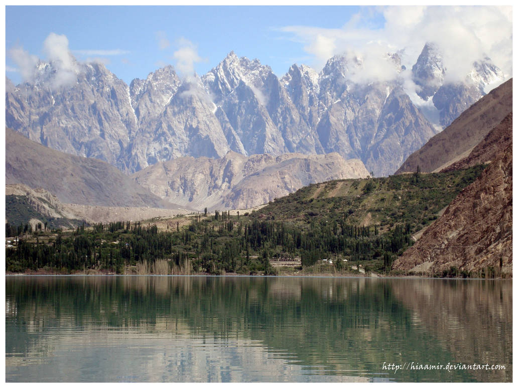 Hunza Valley - Ata Baad Lake - Pakistan by hiaamir