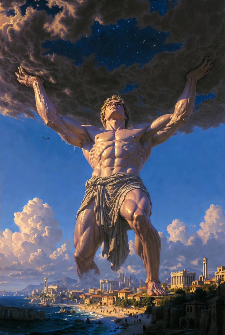 Atlas Character Atlas, holding up the sky by Aqua792 on DeviantArt