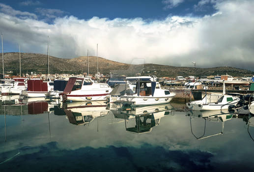 Trogir harbor