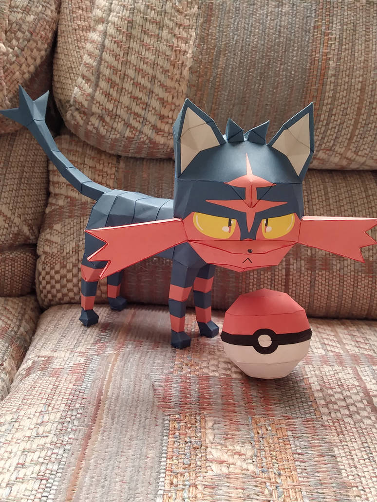 Litten Papercraft By Amber2002161 On DeviantArt