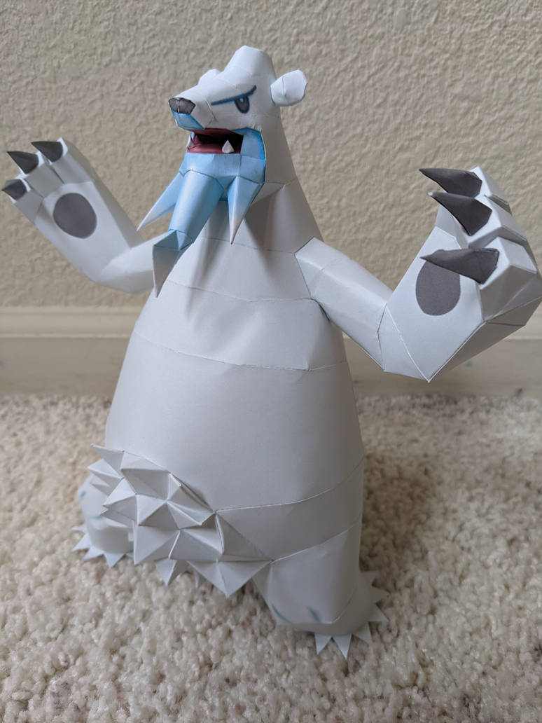 Beartic Papercraft By Amber2002161 On DeviantArt