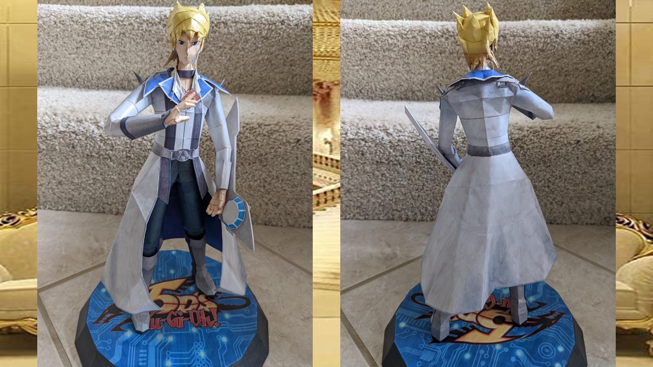 Antinomy (Yu-Gi-Oh! 5D's) papercraft commission by Antyyy on