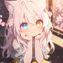 Watching the flowers