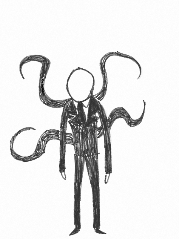 slender man scary gif