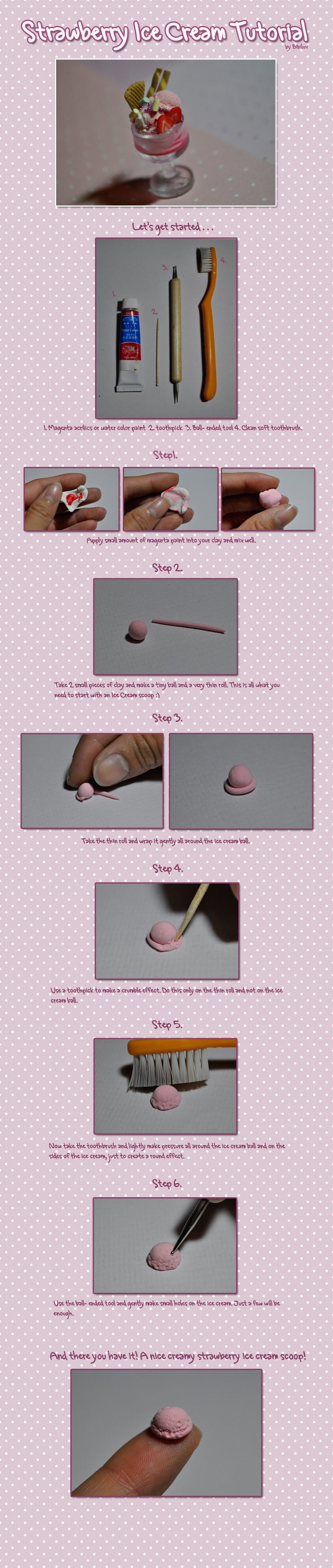 Ice Cream Scoop Tutorial