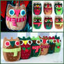 Christmas Felt Owls