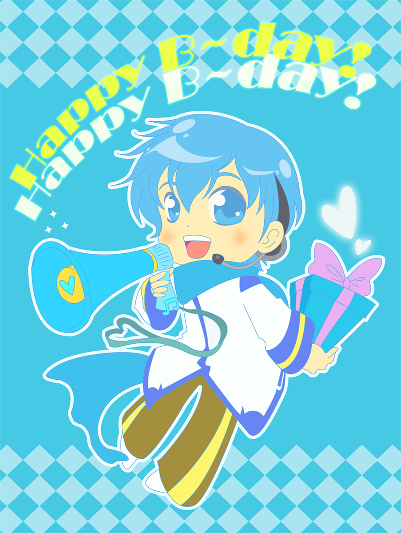 Kaito says Happy bday