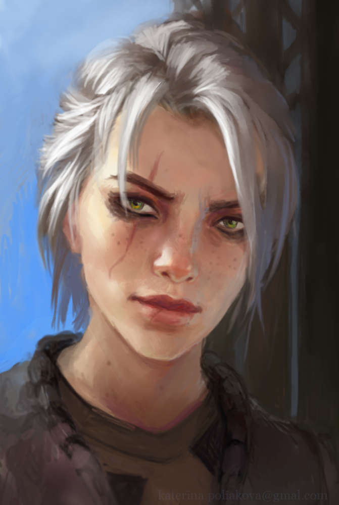 Quick sketch of Ciri